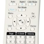 Remote Controller 1613717, Projector, Press  buttons, Black, White