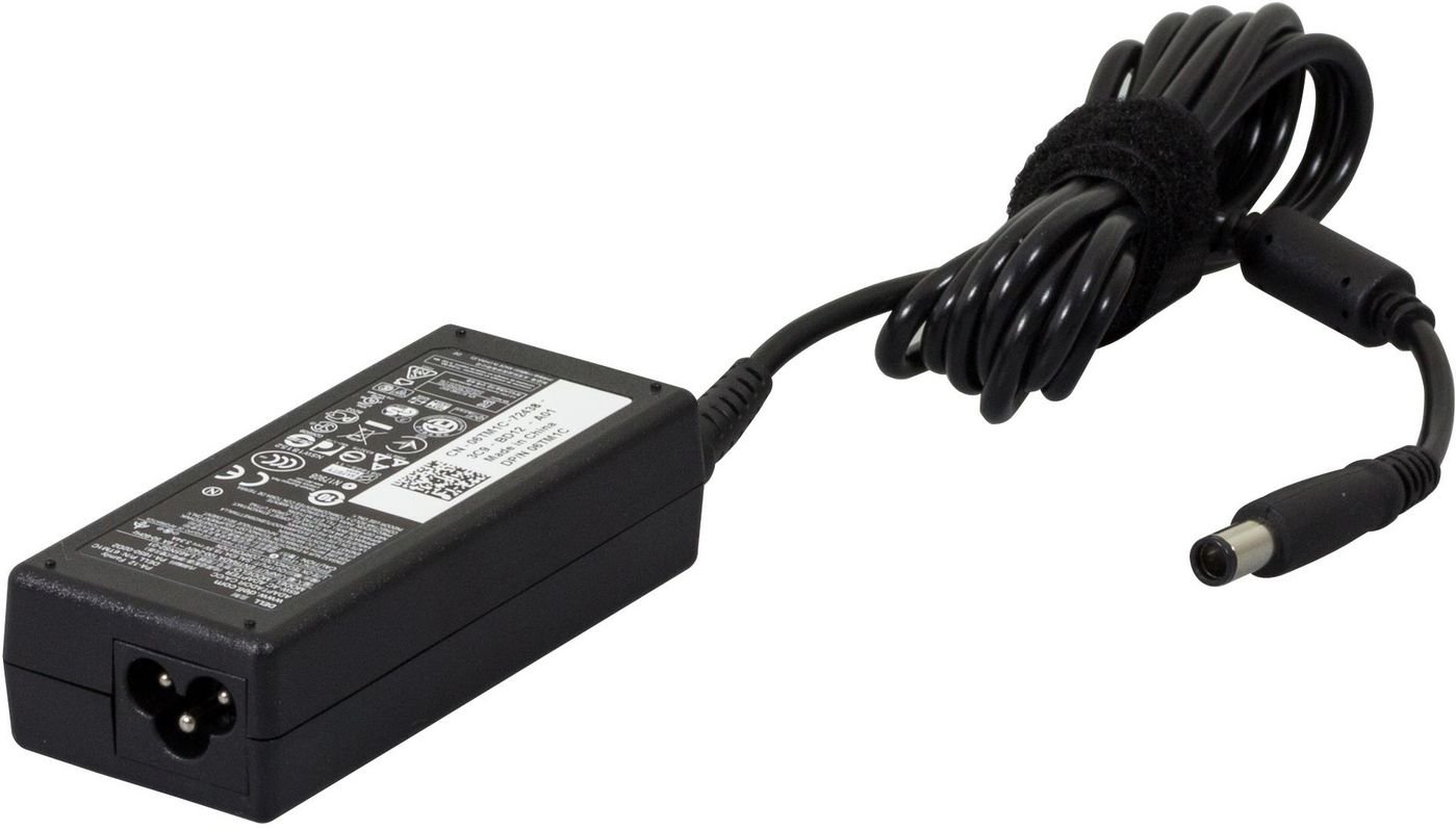1XRN11430.jpg AC Adapter, 65W, 19.5V, 3 Pin, 7.4mm, Needs C6 Power Cord (Not incl.) - Image 1
