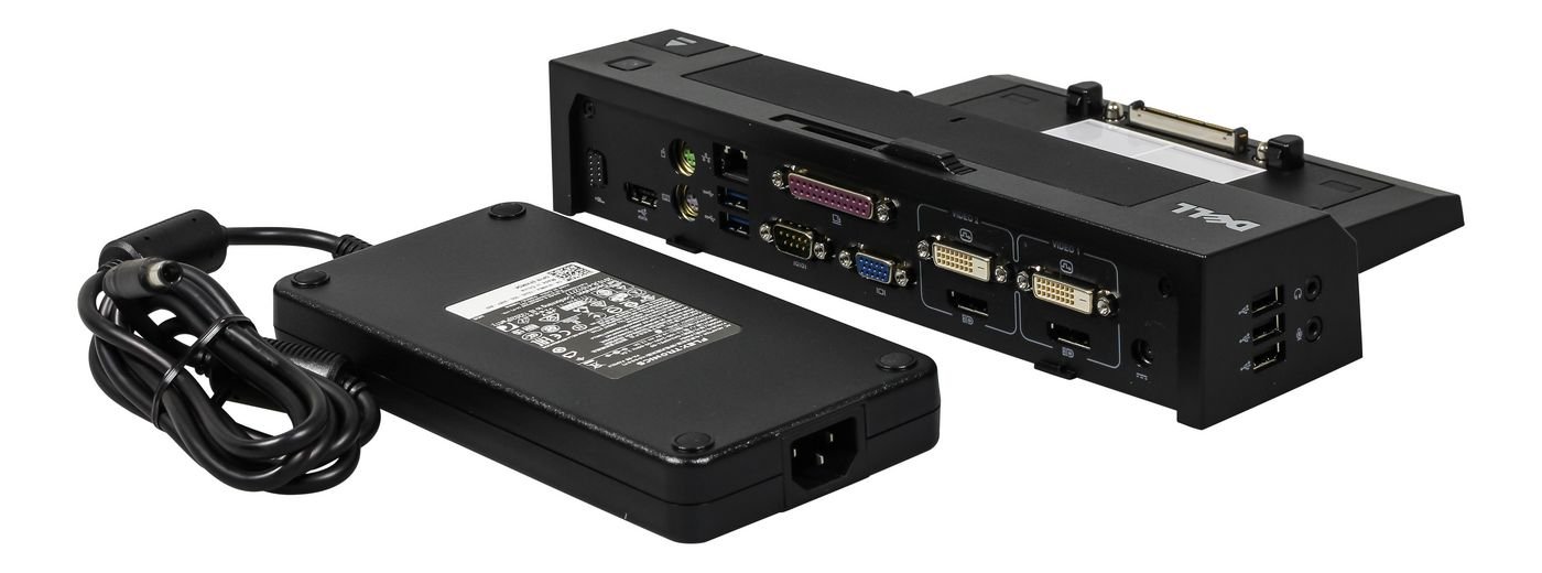 452-115121430.jpg E-Port Advanced 240W USB 3.0 452-11512, Docking, Black, Dell, Precision M4700, M4800, M6700, M6800, AC 240W, 288 mm - Image 1