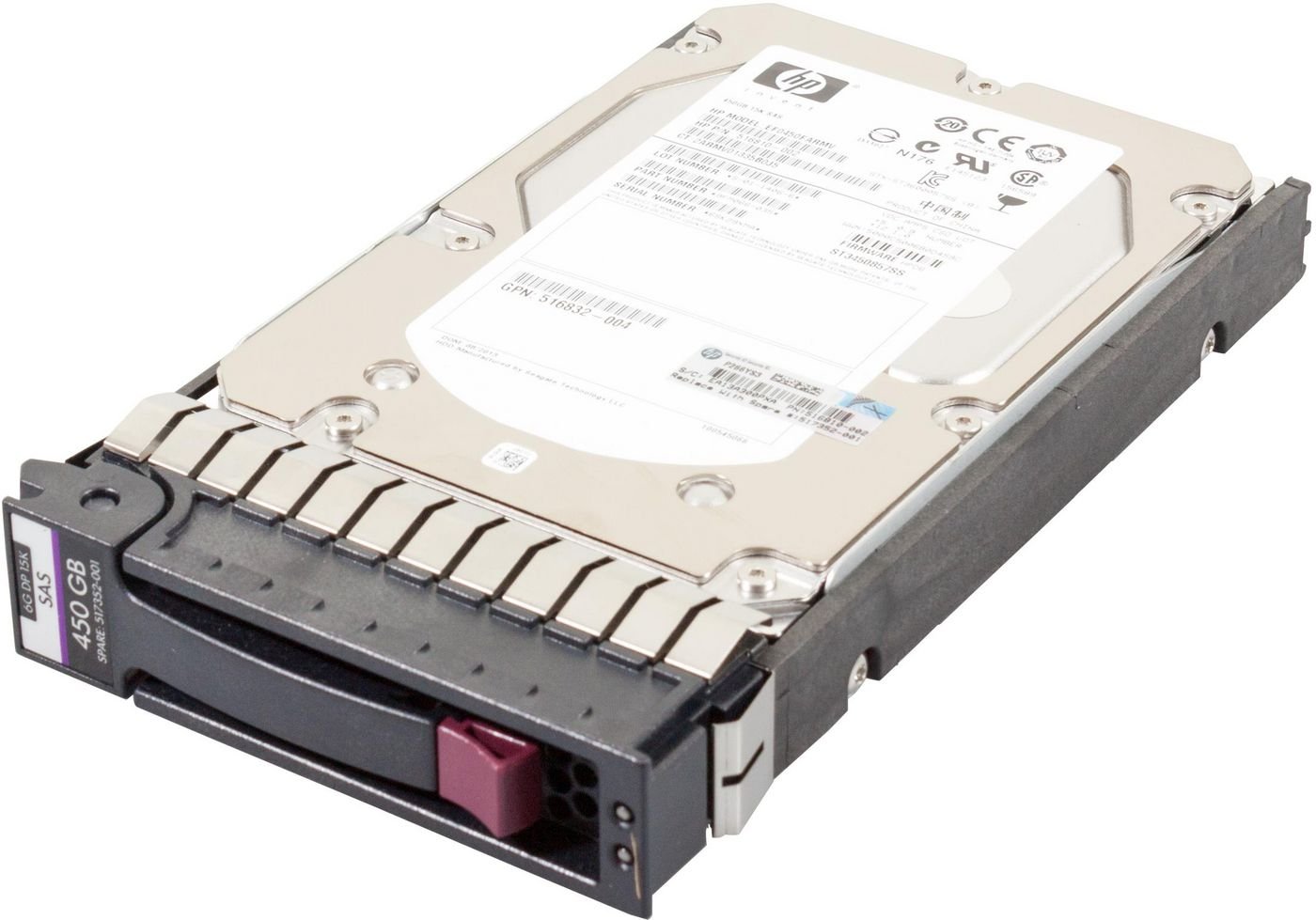517352-001482.jpg 450GB 3.5 Inch 15.000Rpm 450GB SAS 15000RPM, 3.5", 450 GB, 15000 RPM - Image 1
