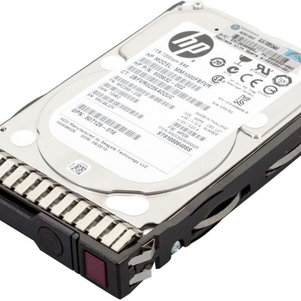 1TB dual-port SAS HDD 7200Rpm 653954-001, 2.5", 1000 GB,  7200 RPM