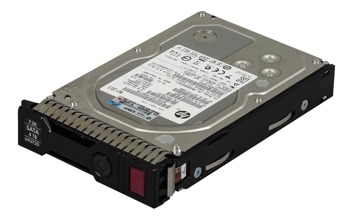 693720-001482.jpg 4Tb 7.2K RPM SATA 4TB hot-plug SATA HDD, 3.5", 4000 GB, 7200 RPM - Image 1
