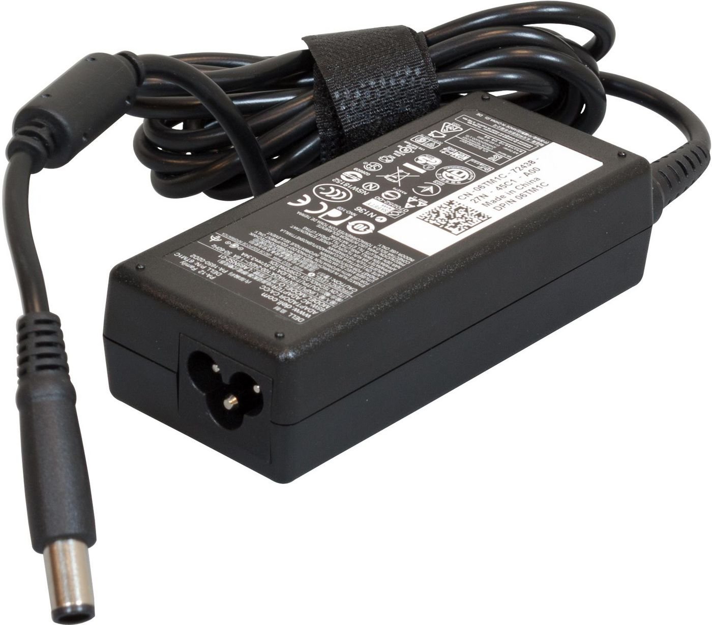 6TM1C1430.jpg AC Adapter, 65W, 19.5V, 3 Pin, 7.4mm, C6 Power Cord (Not incl.) RGFH0, Notebook, Indoor, 65 W, - Alienware M17x - Inspiron 11 3000 - Image 1