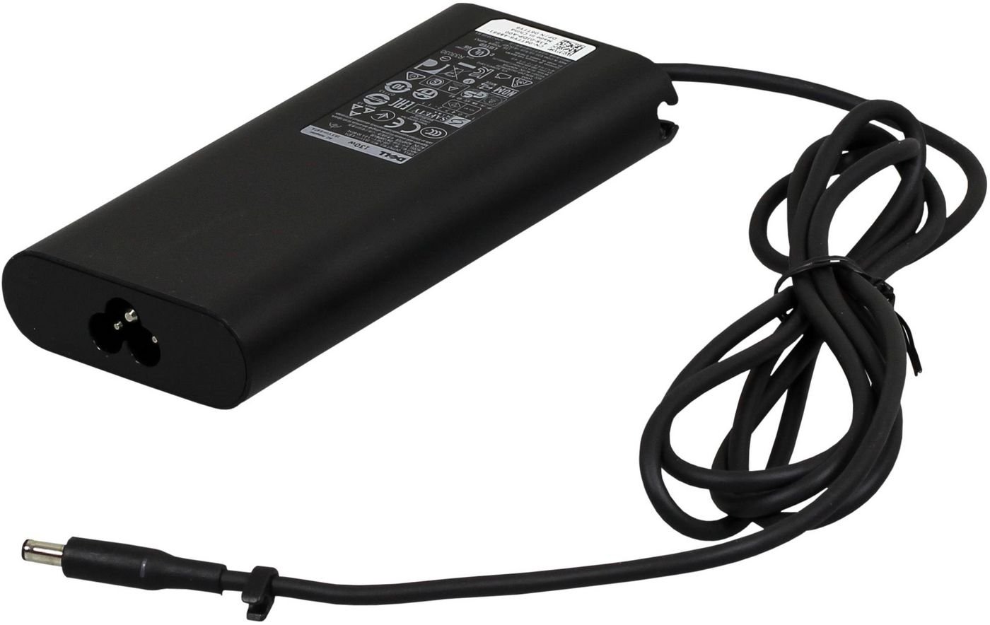 6TTY61430.jpg AC Adapter, 130W, 19.5V, 3 Pin, 4.5mm, C5 Power Cord Not Included 6TTY6, Notebook, Indoor, 100-240 V, 50/60 Hz, 130 W, 19.5 V - Image 1