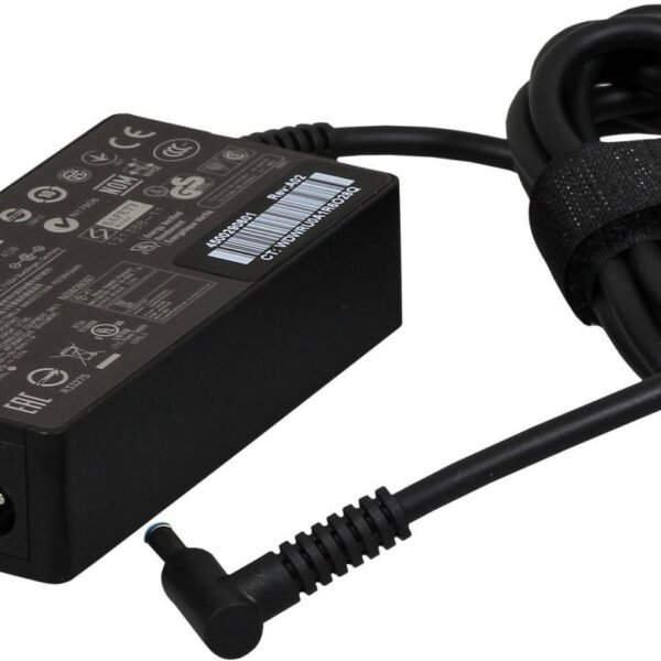 45W AC power adapter with  4.5mm connector Requires  Power Cord