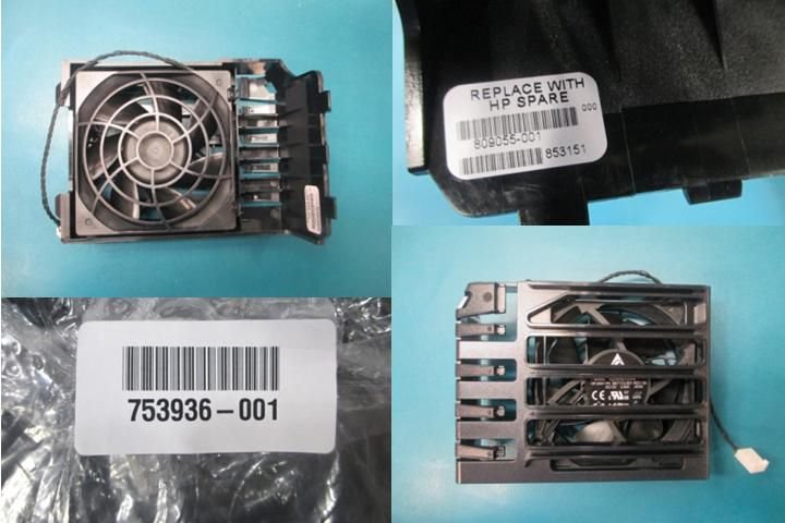 809055-001481.jpg Memory fans assembly for HP Z440 Workstation PCIe card guide fan housing - Image 1