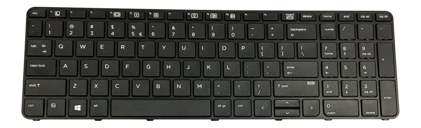 827028-B31481.jpg Keyboard (Netherlands) 827028-B31, Keyboard, Dutch, HP, ProBook 455 G3 - Image 1