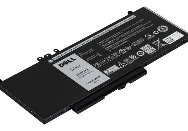 Battery, 51WHR, 4 Cell,  Lithium Ion 7FR5J, Battery,  Dell