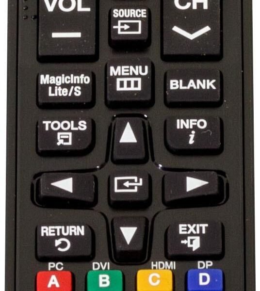 Remote Control TM1240 AA59-00714A, TV, Press  buttons, Black
