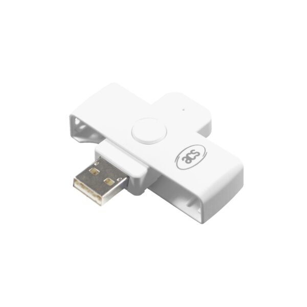 ACR39U-N1 White PocketMate II Smart Card Reader (USB Type-A)