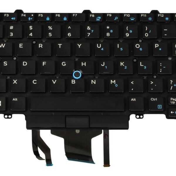 Backlit keyboard for Latitude  laptops, 82 keys, English-US  layout Dual Pointing