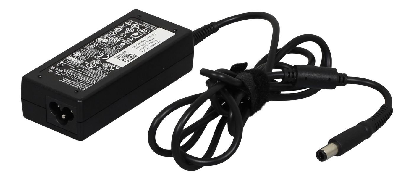 DF2631430.jpg AC Adapter, 65W, 19.5V, 3 Pin, Barrel Connector, C5 Power Cord 928G4, Notebook, Indoor, 65 W, 19.5 V, 3.34 A, Dell Inspiron: 300m, - Image 1