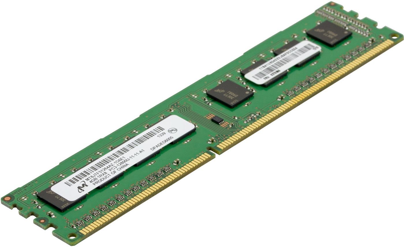 FRU03T65663370.jpg DDR3 RAM 03T7218, 4 GB, 1 x 4 GB, DDR3, 1600 MHz, UDIMM - Image 1