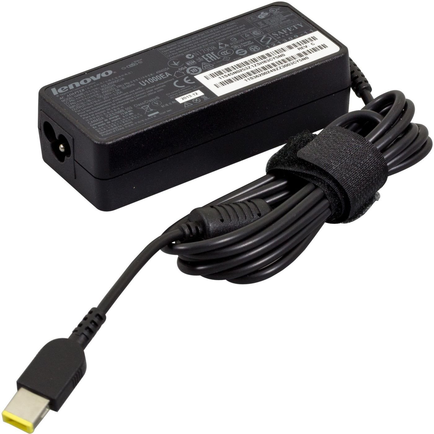 FRU45N02623370.jpg AC-Adapter 65W ThinkPad 65W AC, Notebook, Indoor, 100-240 V, 50/60 Hz, 65 W, 20 V - Image 1