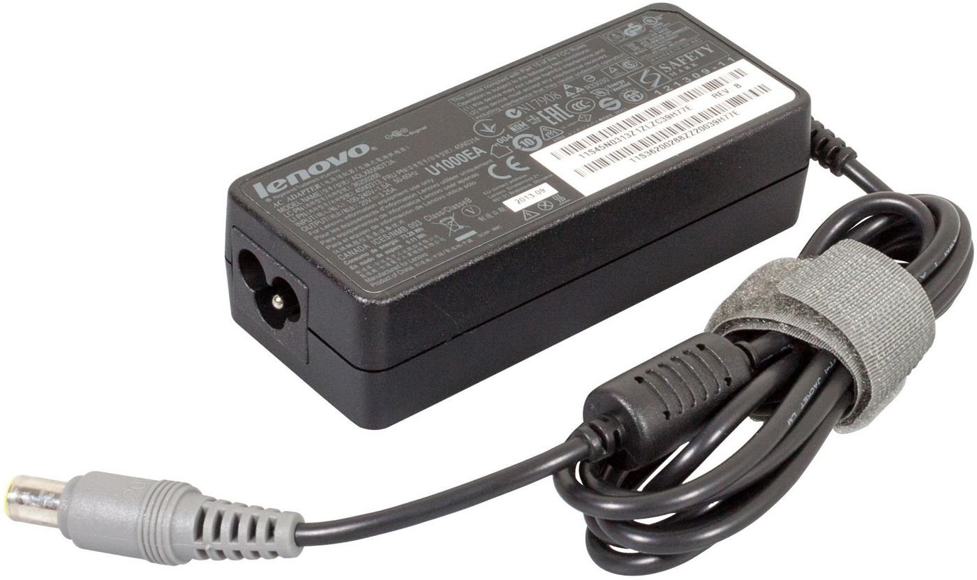 FRU45N03223370.jpg plug nbsp 65W 3pin AC 45N0314, Notebook, Indoor, 100-240 V, 50/60 Hz, 65 W, Black - Image 1
