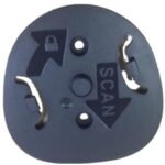 BRACKET: LOCKING MOUNT,  DS9308 (MIDNIGHT BLACK)  BRKT-LM0093C-04, Holder, Black, Zebra, DS9308