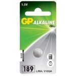 BUTTON CELL LR54 Alkaline Cell 102004,  Single-use battery, LR54, SR54, Alkaline, 1.5 V, 1 pc(s), Silver