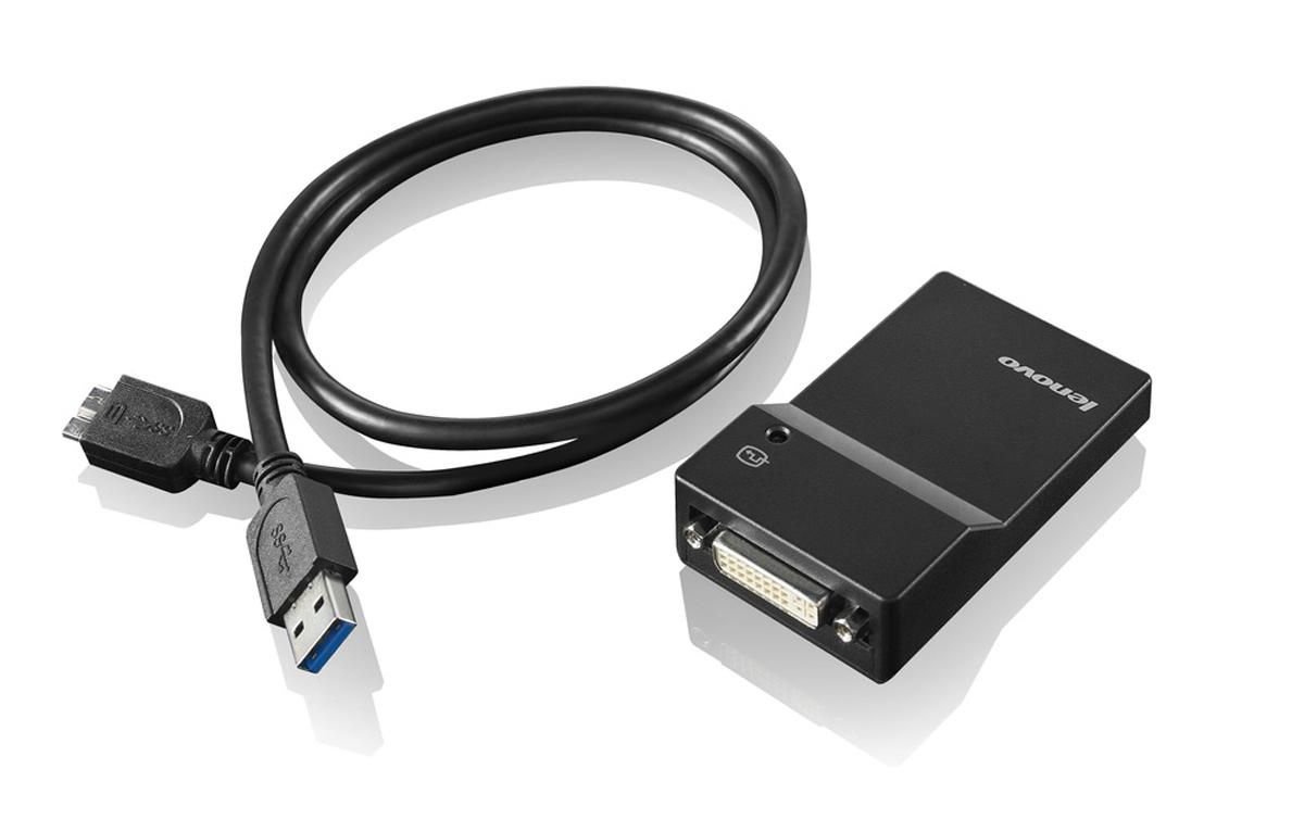 Img_24868502.jpg USB3.0 to DVI-I Adapter **New Retail** Lenovo - Image 1
