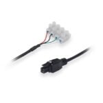 Power cable with 4-way screw  terminal with 4-way screw  terminal