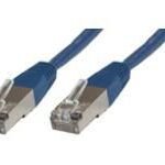 F/UTP CAT5e 2m Blue PVC Outer Shield : Foil screening 4x2xAWG 26 CCA