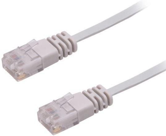 Img_24873371.jpg U/UTP CAT6 5M Grey Flat Unshielded Network Cable, PVC, 4x2xAWG 32/7 CU - Image 1