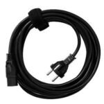 AC Power Cable - EU plug Cables El?ctricos, 230 V,  Black
