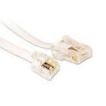 RJ11-RJ45 3M M/M White 6P/4C-8P/4C