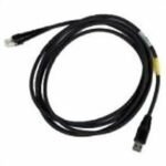 USB-cable, Straight, 3m, black CBL-500-300-S00, Black, USB  A, Nickel, 3 m