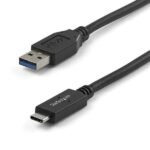 1M USB 3.1 USB-C TO USB-A CBL 3 ft. (1 m) USB to USB-C  Cable - M/M, 1 m, USB A, USB C, 3.2 Gen 2 (3.1 Gen 2), 10000 Mbit/s, Black