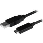 1M USB 2.0 USB-C TO USB-A CBL USB-C to USB-A Cable - M/M -  1m (3ft) - USB 2.0, 1 m, USB A, USB C, 2.0, Male/Male, Black