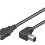 USB2.0 A-B 3m M-M Angled