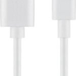 USB-C to USB2.0 A Cable, 3m White, for synching and  charging, Speed Rate at 5 Gbs. 3A