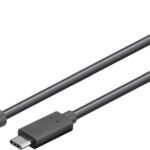 USB-C to USB 3.2 1 Gen 1  Micro B 0,6M Black, for  synching and charging, Speed Rate at 5 Gbs. 4,5W