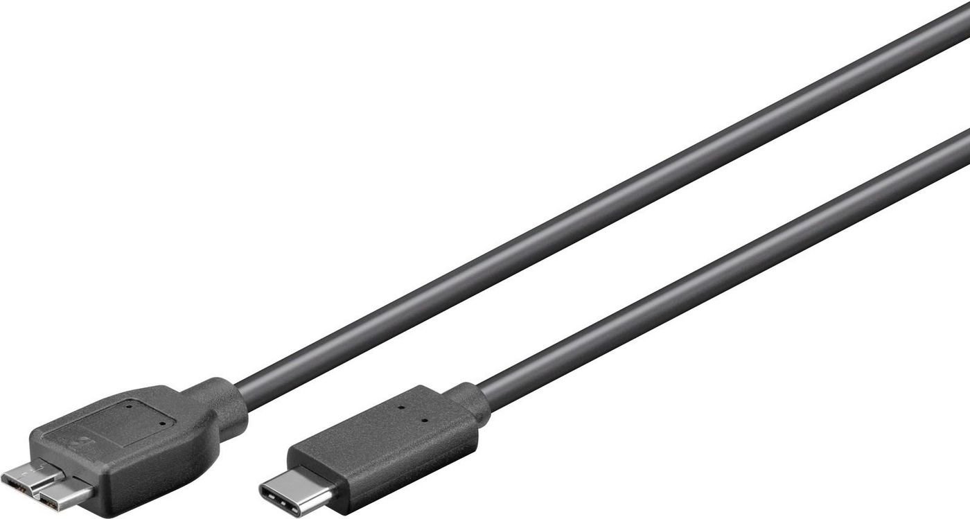 Img_24876013.jpg USB-C to USB 3.2 1 Gen 1 Micro B 0,6M Black, for synching and charging, Speed Rate at 5 Gbs. 4,5W - Image 1