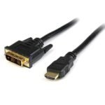2M HDMI TO DVI CABLE 2m HDMI to DVI-D Cable - M/M,  2 m, HDMI, DVI-D, Male, Male, Gold
