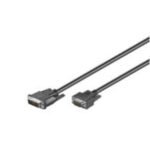 Full HD DVI-I/VGA Cable 2m DVI-I 12+5 Male - VGA Male DVI cable support analog video transmission from PC to monitor