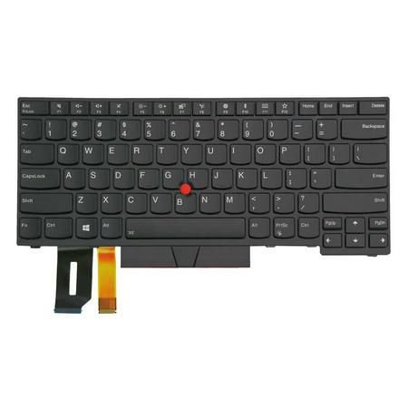 Img_24980626.jpg Keyboard (FRENCH) Black 01YP371, Keyboard, French, Keyboard backlit, Lenovo, ThinkPad T480s - Image 1