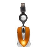 Optical Mini Travel Mouse USB Volcanic Orange