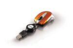 Optical Mini Travel Mouse USB Volcanic Orange - Image 2