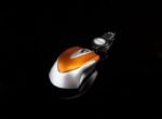 Optical Mini Travel Mouse USB Volcanic Orange - Image 3