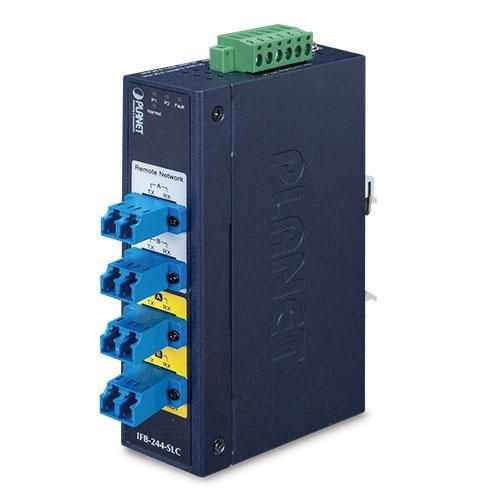 Img_25016552.jpg Industrial 2-channel Optical Fiber Bypass Switch w/ 4x LC Single mode - Image 1