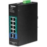 10-Port Industrial Gigabit L2  Managed PoE+ DIN-Rail Switch  24 - 57V Managed PoE+ DIN-Rail Switch 2 4 - 57V