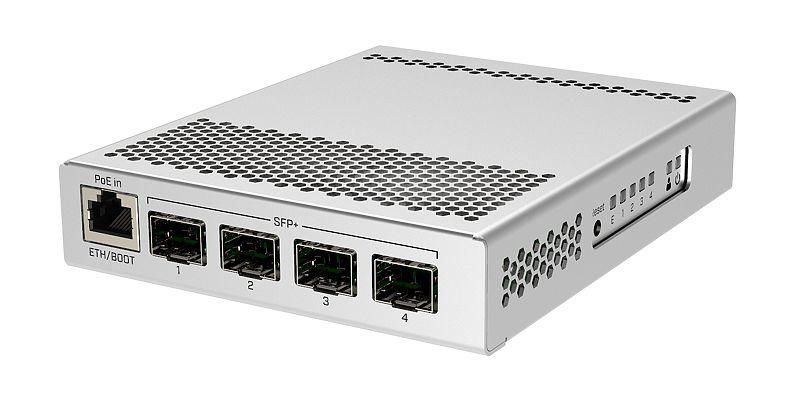 Img_25018743.jpg Crs305-1G-4S+In Network Switch Managed Gigabit Ethernet (10/100/1000) Power Over Ethernet (Poe) White - Image 1