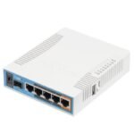 hAP ac with 720MHz CPU, 128MB RAM, 5x Gigabit LAN, built-in 2.4Ghz 802.11b/g/n three chain wireless with integrated antennas, built-in 5Ghz