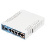 hAP ac with 720MHz CPU, 128MB RAM, 5x Gigabit LAN, built-in 2.4Ghz 802.11b/g/n three chain wireless with integrated antennas, built-in 5Ghz