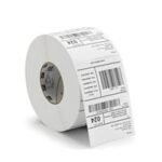 Label, Paper, 90x30mm DT,  Z-PERFORM 1000D, Uncoated,  Permanent Adhesive, 76mm Core, 5020 Labels/Roll