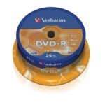 DVD-R, General, 25X, 4.7GB 25 Pack