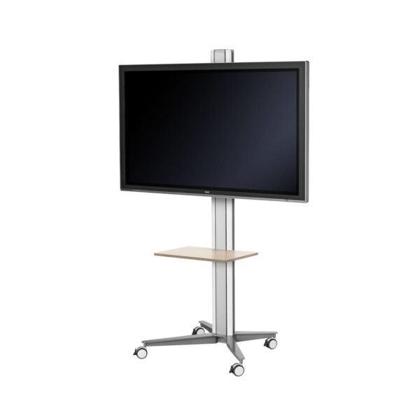 Flatscreen X FH M1455 WS -  Mobile Trolley. 65" - 98"  Displays, Max. 100 kg., VESA 200x200 - 400x800, - Silver/White Pallet shipment