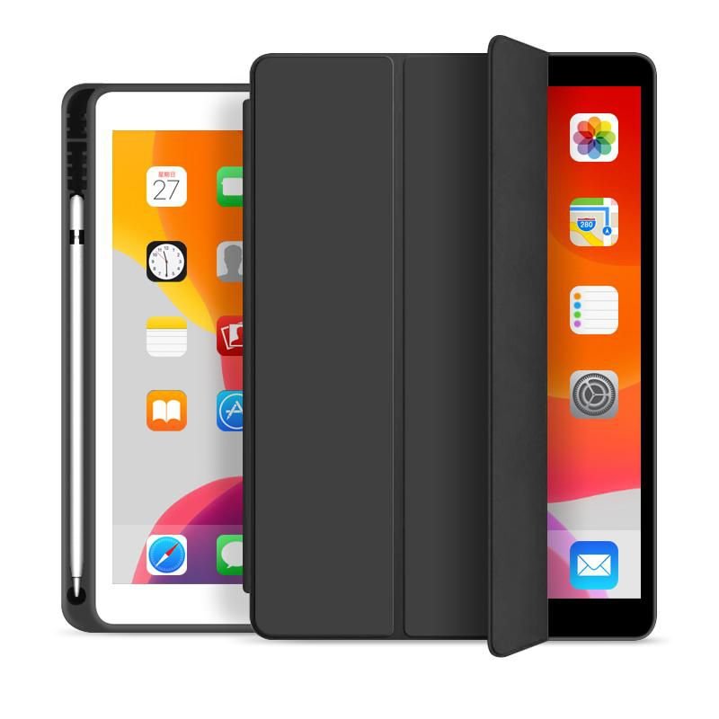 Img_25164012.jpg iPad Mini 7/6 SEATTLE Pencil Case. Black PU leather front with soft TPU back. Pencil slot on the right hand side for charging - Image 1