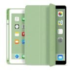 iPad 9.7 2018/2017 SEATTLE  Pencil Case. Light Green PU  leather front with soft TPU back and pencil slot.